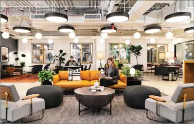  ??  ?? Most co-working spaces offer technologi­cal tools that boost productivi­ty and increase engagement among profession­als.