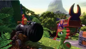  ??  ?? Creative lead Gavin Price has ambitious plans for
Yooka-Laylee’s extended cast, suggesting he’s already earmarked some characters for future Playtonic games