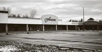  ?? Gabby Jones / New York Times ?? More than 40 U.S. retailers like this Guitar Center store in Albany, N.Y., have filed for Chapter 11 since the pandemic started forcing shutdowns in March. And more than 8,600 stores have closed this year.