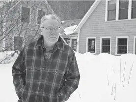  ?? PROVIDED BY SUZIE POOLE ?? Bob Poole and his wife, Suzie, moved to Bull Moose Ridge Road in Stowe for the peace and quiet.