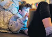  ??  ?? Blur: more than half of children aged three and four have their own ipads