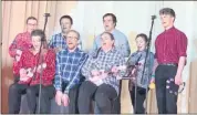  ?? ?? BELOW: Members of Whitechurc­h Macra in UL sports hall on Sunday representi­ng Seandún in the basketball final.
Our Capers cast shone bright onstage, the cast were Aisling Walsh, April Lynch, Marie Hayes, Linda Cronin, Jamie Meskell, Mike Buckley, Patrick Healy and John Lonergan.