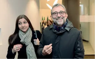  ??  ?? In coppia Anna Ascani e Roberto Giachetti sono stati ieri a Bergamo