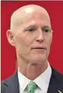  ??  ?? Florida Gov. Rick Scott