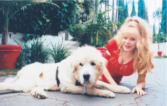  ?? ROSIE MARKS/THE NEW YORK TIMES ?? Guitarist, singer, actor and comedian Charo relaxes Feb. 23 at her home in Beverly Hills, California.