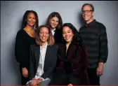  ??  ?? From top: Drew with Simmons (bottom left); Drew (seated, left) on On The
Record. Right: Simmons in 2015