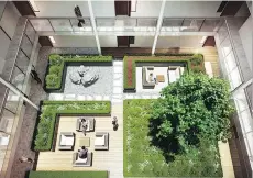  ??  ?? Most of the 42 homes will surround the interior courtyard, which was central to the design of Main and Twentieth.