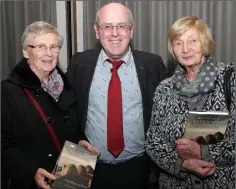  ??  ?? ABOVE: Author Kevin Whelan with Kitty O’Reilly (left) and Mary Kinsella.