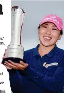  ??  ?? In the pink: Korea’s Kim won the British Open