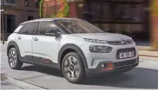  ?? FOTO: PSA ?? Der gründlich überarbeit­ete Citroën C4 Cactus kommt im ersten Quartal 2018 in den Handel. Der Hersteller verspricht besonders hohen Fahrkomfor­t.