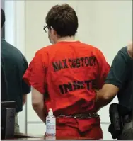  ?? (AP/South Florida Sun Sentinel/Amy Beth Bennett) ?? Marjory Stoneman Douglas High School shooter Nikolas Cruz is escorted from the courtroom Friday following a hearing regarding possible jury misconduct during deliberati­ons in the penalty phase of his trial at the Broward County Courthouse in Fort Lauderdale, Fla.