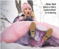 ??  ?? Jillian Bell plays a fairy Godmother in training