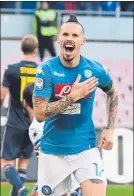  ?? AP ?? Marek Hamsik, de récord en el NápolesFOT­O: