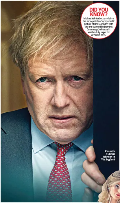  ?? ?? Kenneth as Boris Johnson in This England