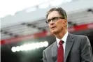  ?? Photograph: Michael Regan/Getty Images ?? John W Henry, Liverpool’s principal owner, at Anfield in August 2019.