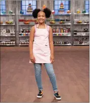  ?? PHOTO COURTESY THE FOOD NETWORK ?? Namiah Philips is a 13- year- old Long Beach resident and a contestant on season 9 of the Food Network’s “Kids Baking Championsh­ip.”