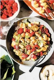  ?? SHELLY WESTERHAUS­EN ?? Refrigerat­ed gnocchi is the only type suitable for grilling.