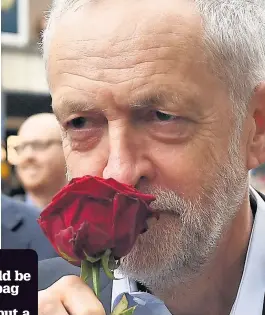  ??  ?? WILTING Corbyn is the main reason why voters are deserting Labour