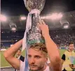  ??  ?? AGOSTO
● DOPPIETTA ALLA JUVE 13 agosto 2017, Supercoppa italiana, Lazio-Juventus 3-2, con doppietta di Immobile