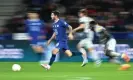  ?? Bruna/EPA ?? Christian Pulisic playing as a wing-back for Chelsea in this week’s Champions League game at Salzburg. Photograph: Christian