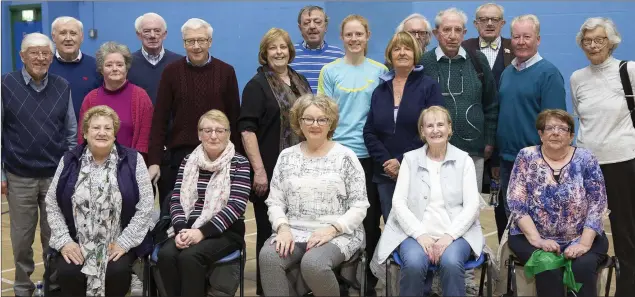  ??  ?? The COPD Group gathered at Ballywaltr­im Community Centre.