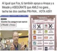  ??  ?? Buscan anular votos. Las imágenes en redes podrían confundir al electorado y causar la anulación del sufragio.