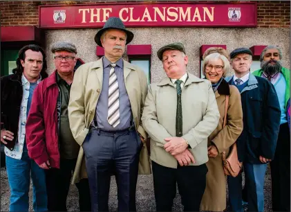  ??  ?? All the old favourites in the Still Game cast were snapped on the first day of filming back in July last year