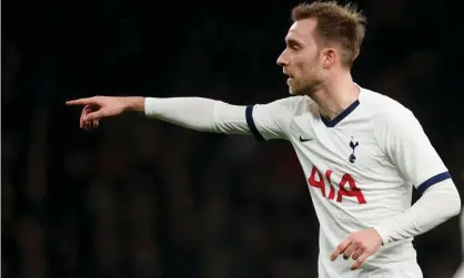  ?? Photograph: Matthew Childs/ Action Images via Reuters ?? Christian Eriksen is poised to leave Tottenham, with Serie A’s Internazio­nale his most likely destinatio­n.