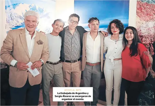  ?? FOTOS: JIMMY ARGUETA ?? La Embajada de Argentina y Sergio Álvarez se encargaron de organizar el evento. APOYO AL ARTE