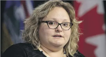  ?? DAVID BLOOM/FILES ?? Deputy Premier Sarah Hoffman says she is monitoring the effect of Ontario’s decision to quit paying for high-dose opioids through a drug benefit plan.