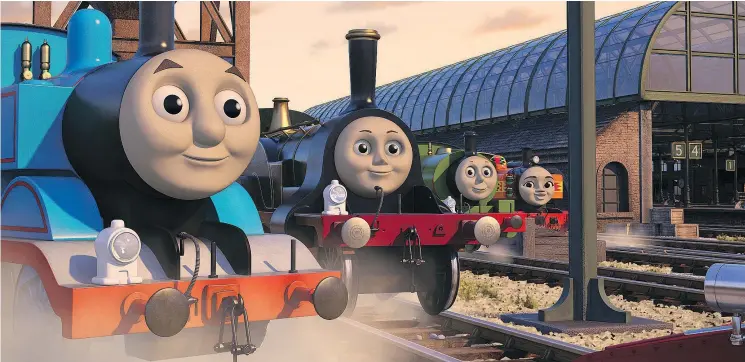  ?? — MATTEL ?? Thomas the Tank Engine, a franchise that has entertaine­d children around the world for more than 70 years, is getting a revamp with help from the United Nations.