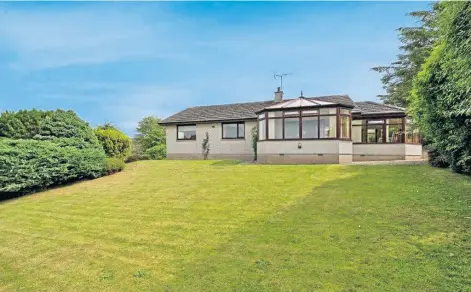  ??  ?? PRIVACY: Saor Aigne in Kirkton of Maryculter has four bedrooms, three public rooms and a double garage.