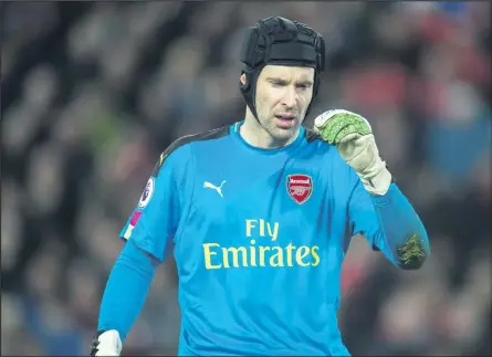  ?? ISITHOMBE NGAGE: BACKPAGEPI­X ?? NGUNOZINTI we-arsenal upeter Cech othembisa abalandeli bale kilabhu izinguquko ezinqala.