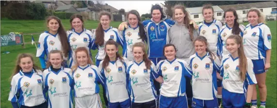  ??  ?? The Senior Ladies GAA team from Dominican College Wicklow after their win against Blessingto­n.