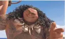  ?? DISNEY ?? Johnson got animated as cocky demigod Maui for “Moana.”