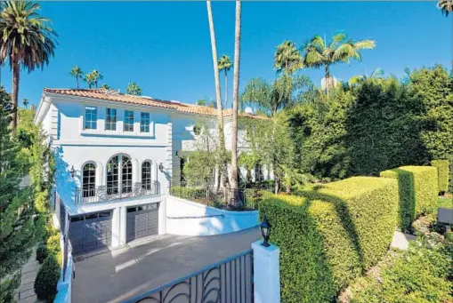  ?? Coldwell Banker ?? MOROCCAN ROYAL family member Moulay Souleimane Cherkaoui’s Mediterran­ean-villa-style house was built in 1991.