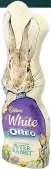  ??  ?? CADBURY WHITE OREO PETER RABBIT HOLLOW BUNNY
RRP £2.99. Available nationwide