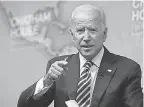  ?? AP ?? Former Vice President Joe Biden predicts the Democrats will capture both houses of Congress on Nov. 6.