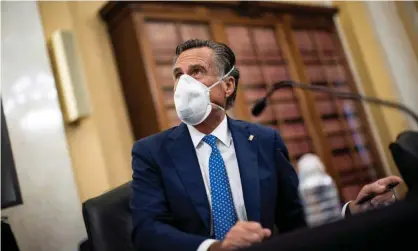  ?? Photograph: Reuters ?? Mitt Romney in Washington DC, on 10 June.