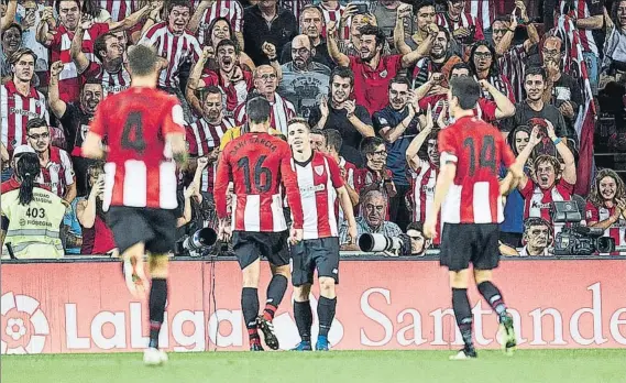  ?? FOTO: GETTY ?? Igualada y buen partido El Athletic empató a uno ante el Real Madrid con gol de Muniain tras el último parón competitiv­o