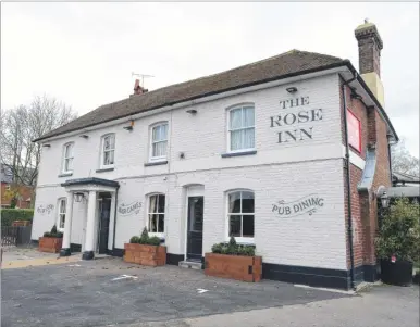  ?? Picture: Gary Browne FM3529869 ?? The Rose Inn, Kennington, is a Shepherd Neame pub