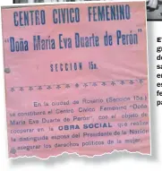  ??  ?? EVITA. Fue la gran impulsora de la ley 13.010, sancionada en 1947, que estableció el voto femenino en el país.