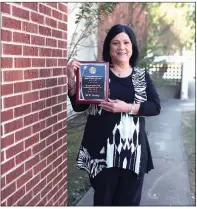  ??  ?? B.C. Stanley, an administra­tive assistant at Peake Elementary School, is the Arkadelphi­a School District Employee of the Year. She has been employed by the local school district since 2001.