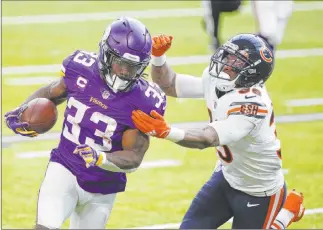  ?? Bruce Kluckhohn The Associated Press ?? At 6-8, Minnesota and running back Dalvin Cook need to win Friday to keep their playoff hopes alive.
