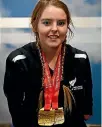  ??  ?? Nikita Howarth won bronze on a successful day for New Zealand.