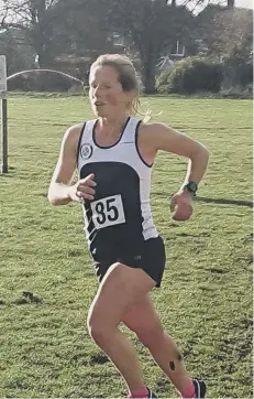  ??  ?? Ruth Jones won a bronze medal for Helpston Harriers.