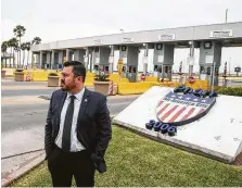  ?? Ryan Michalesko / Dallas Morning News ?? Bridge Director Luis Bazan has criticized the reassignme­nt of more than 730 U.S. Customs and Border Protection officers.