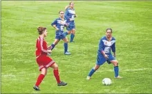  ??  ?? En lever de rideau, les filles du Sporting se sont inclinées sans démériter face à la réserve de Rodez, équipe de division 1