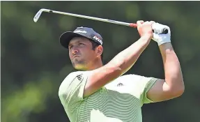  ?? STACY REVERE/GETTY IMAGES ?? Jon Rahm shot 8-under 62 Thursday and was the early clubhouse leader in the World Golf Championsh­ips-FedEx St. Jude Invitation­al.