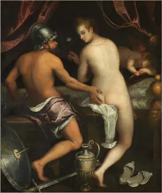  ??  ?? MARTE Y VENUS
LAVINIA FONTANA. ÓLEO SOBRE LIENZO. 1600-1610.
MADRID, FUNDACIÓN CASA DE ALBA.